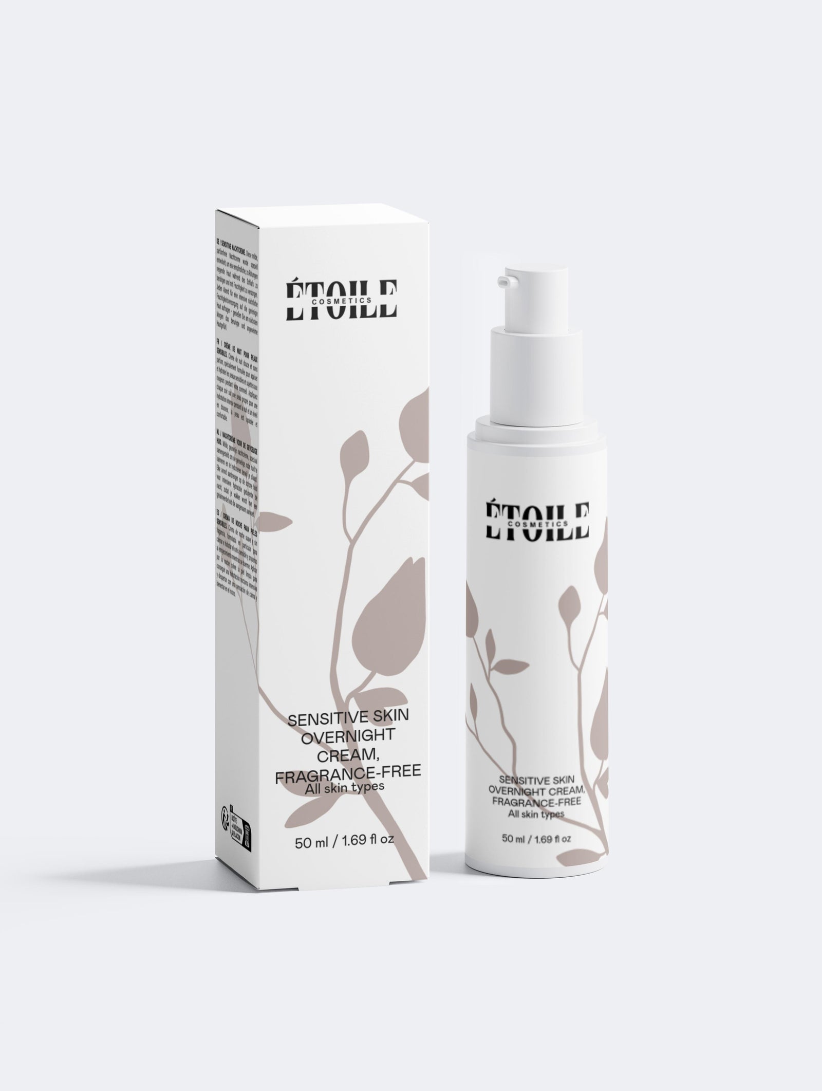 Crema notte pelli sensibili lenitiva Étoile Cosmetics