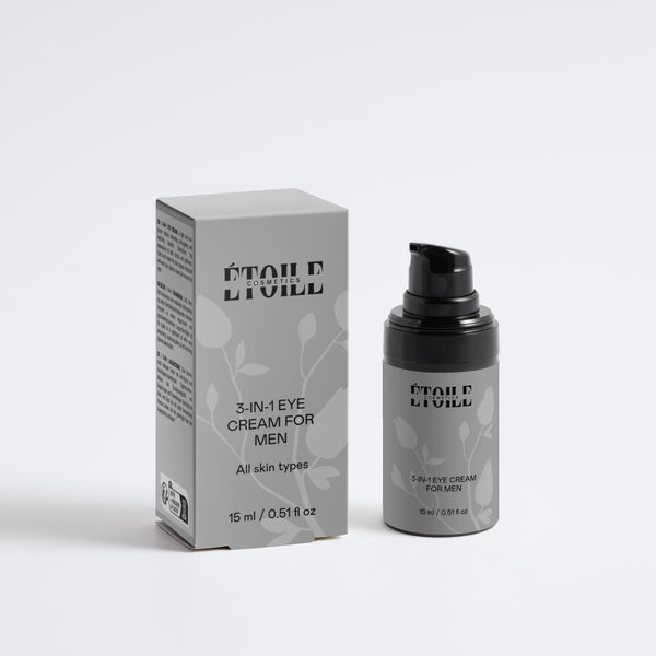 Crema contorno occhi uomo 3 in 1 Étoile Cosmetics