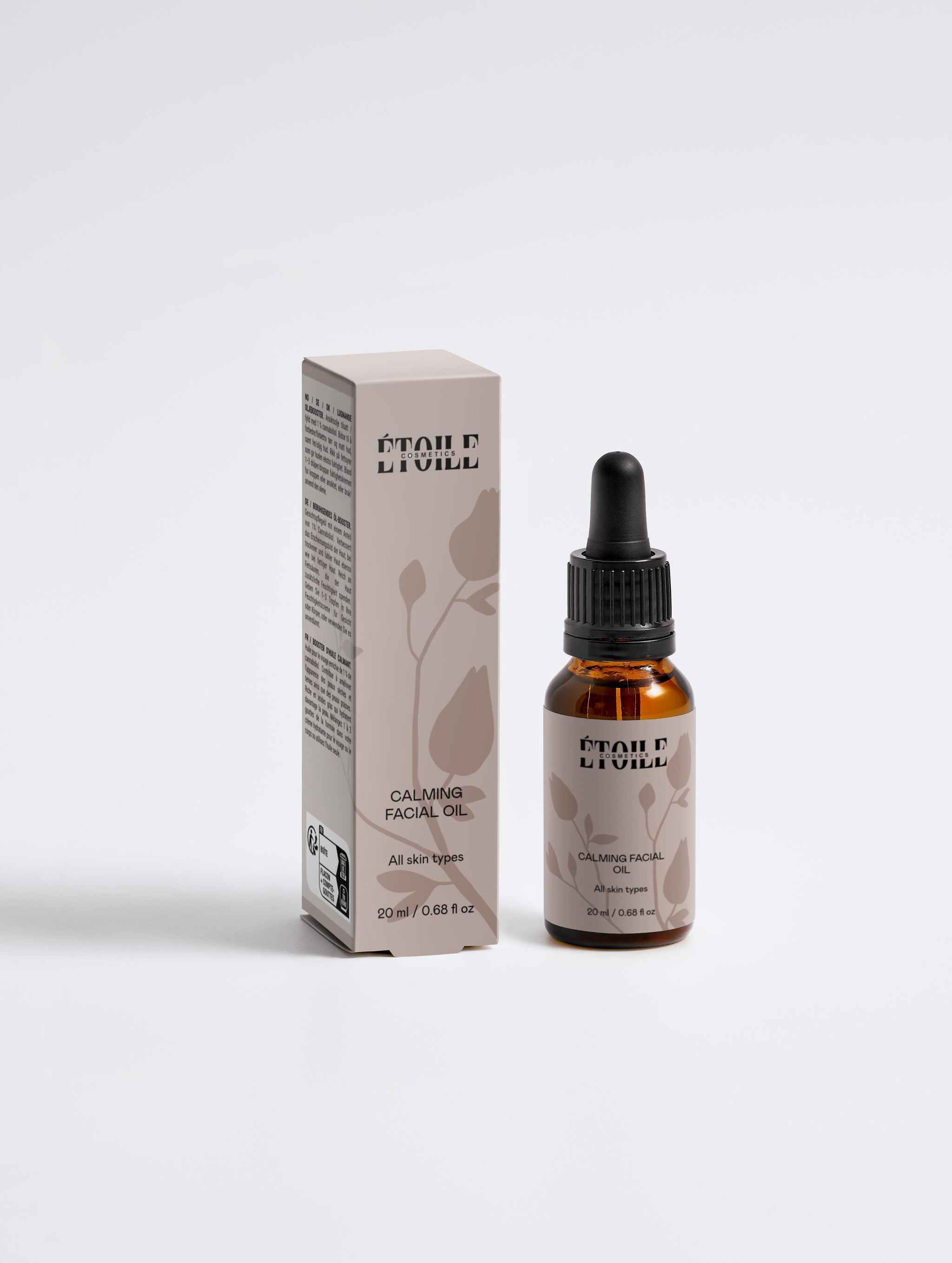 Olio viso calmante pelli sensibili Étoile Cosmetics