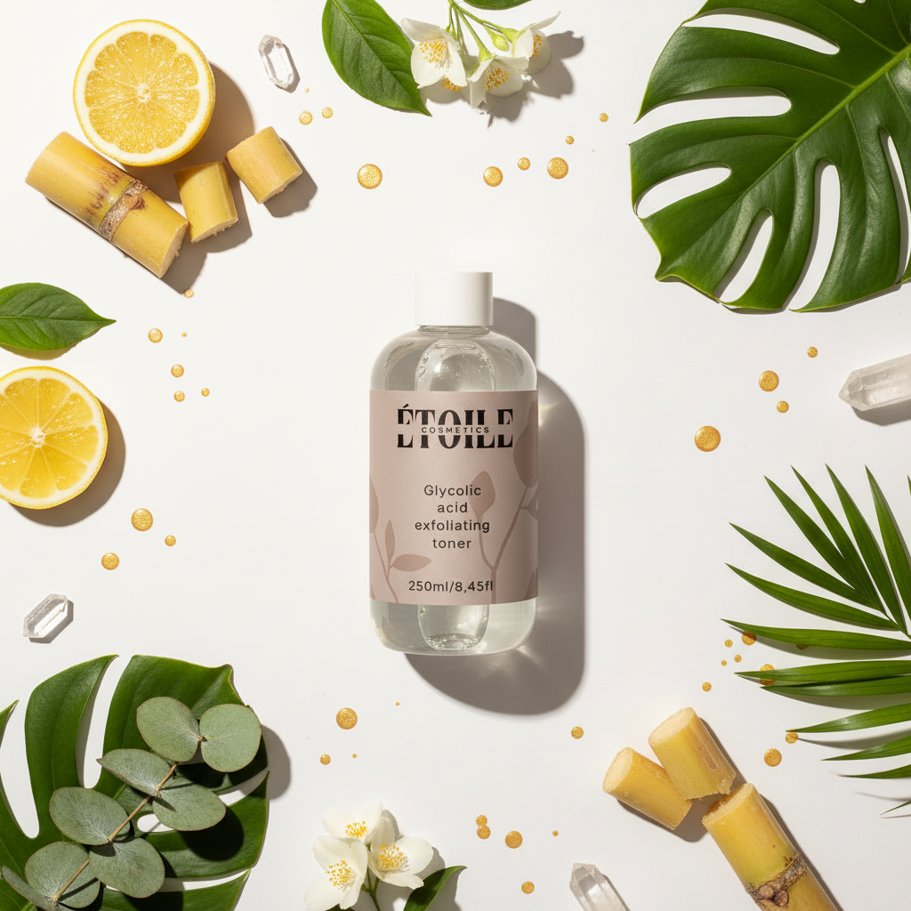 Flat Lay - Tonico Esfoliante