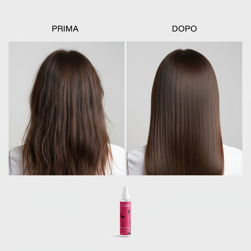 Étoile Keratin Prima e Dopo Realistico